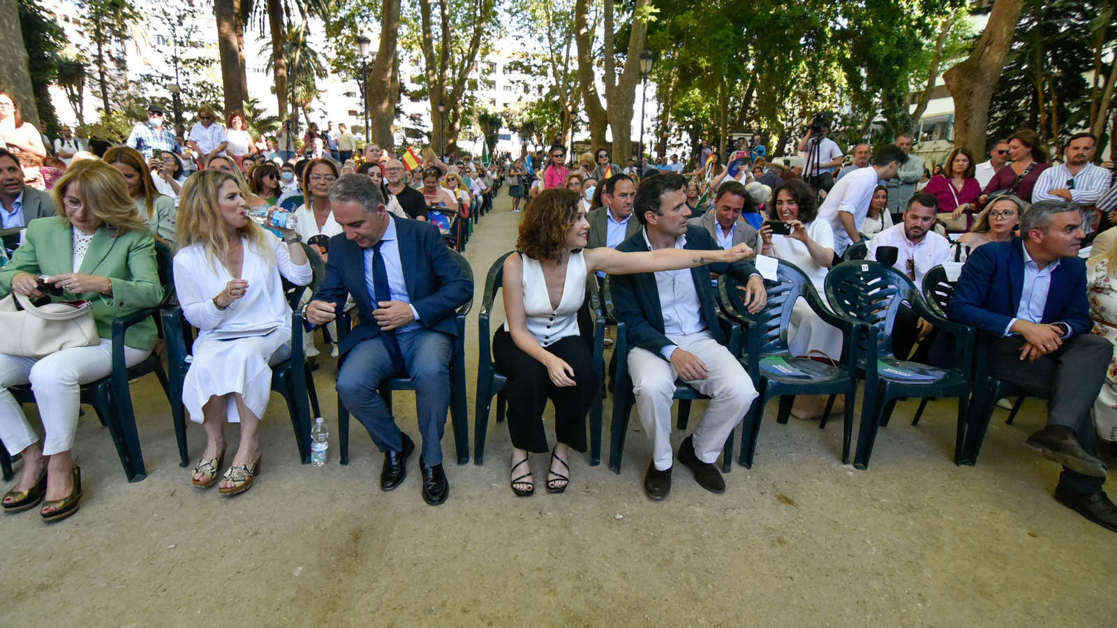 Fotos de Isabel Díaz Ayuso en Algeciras