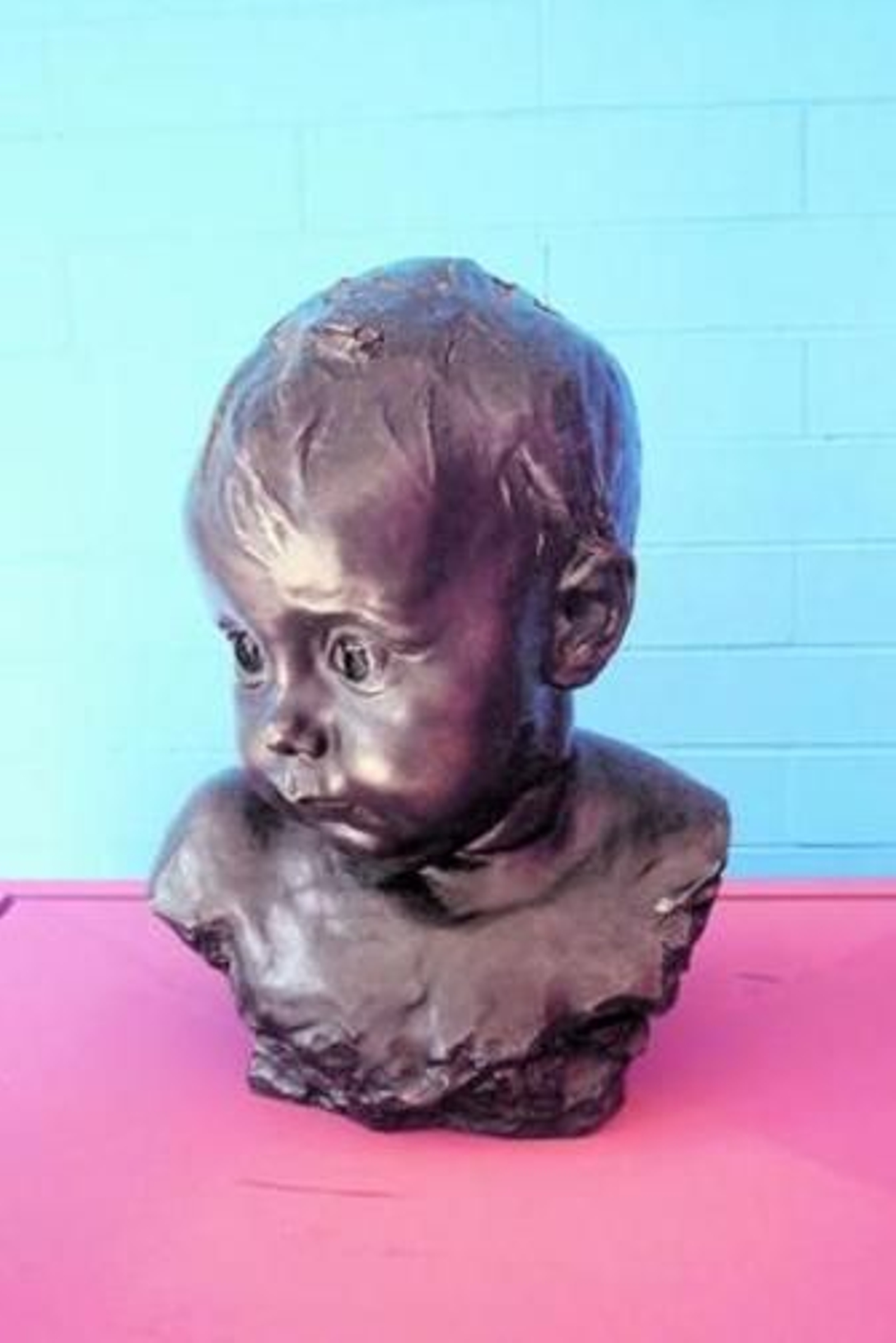 Obra 'Cabeza de niño' de Benlliure que llega al Museo Casa Ibáñez.