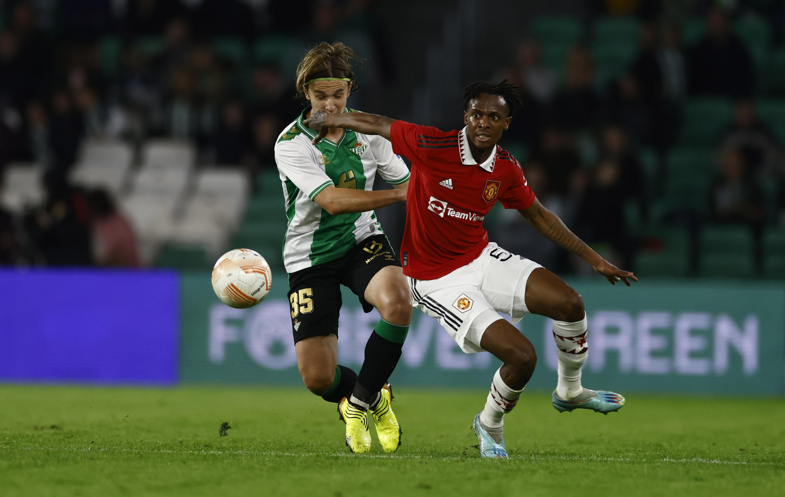 Las imágenes del Betis-Manchester United