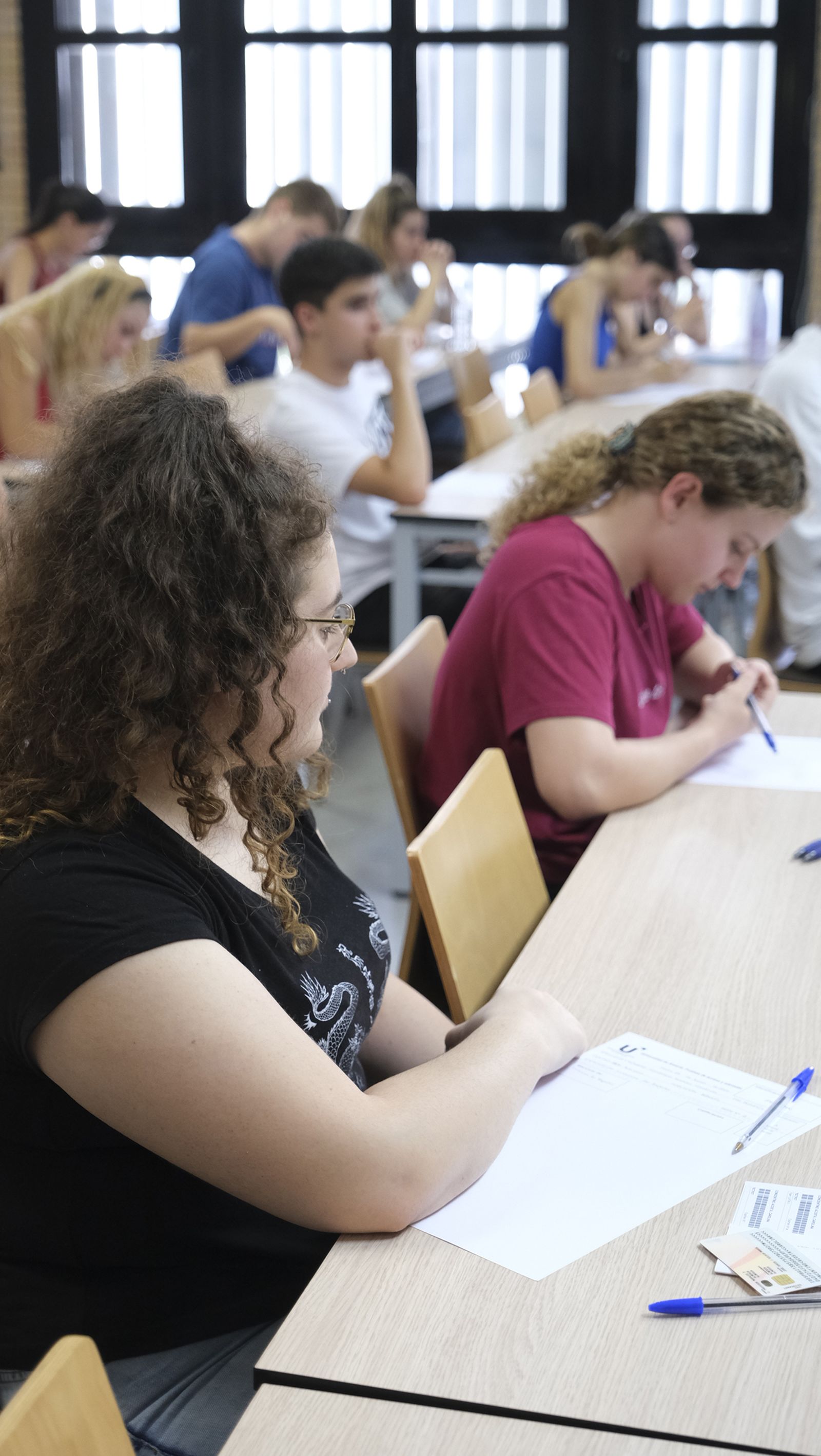 Imágenes de las pruebas de acceso de la PEvAU en la Universidad de Almería