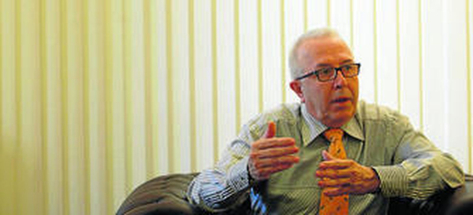 Sánchez Maldonado, en su despacho de la Autoridad Portuaria.