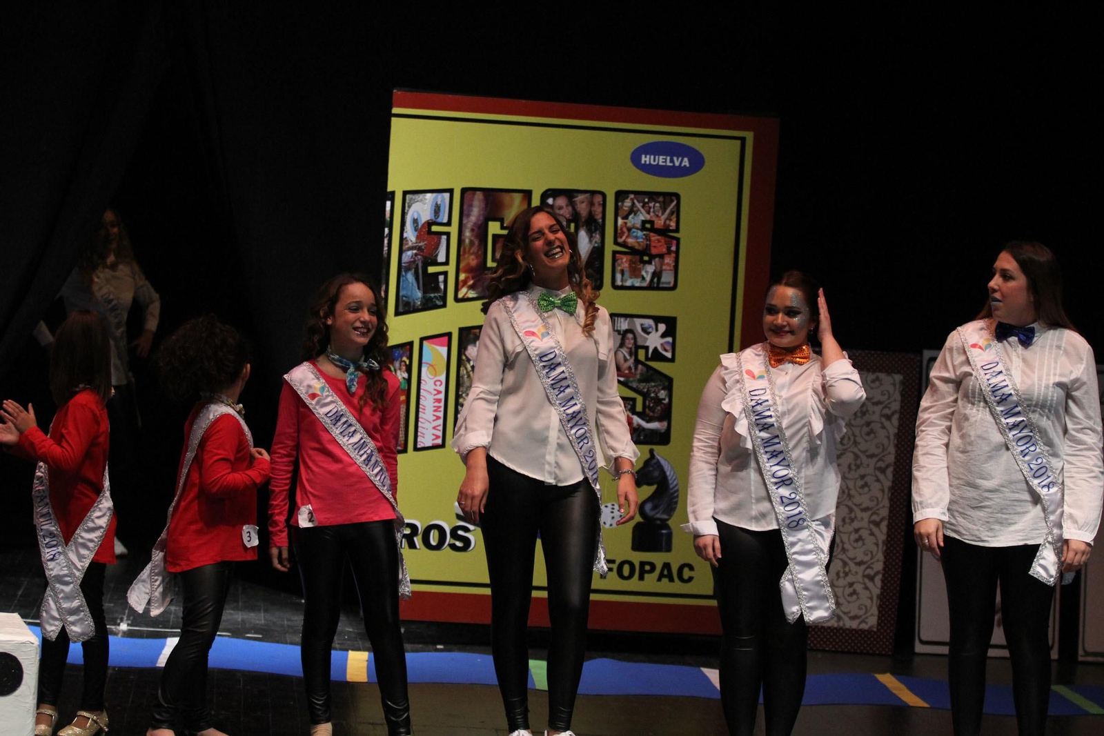 Gala de la coronación de  la choquera mayor e infantil del Carnaval Colombino 2018