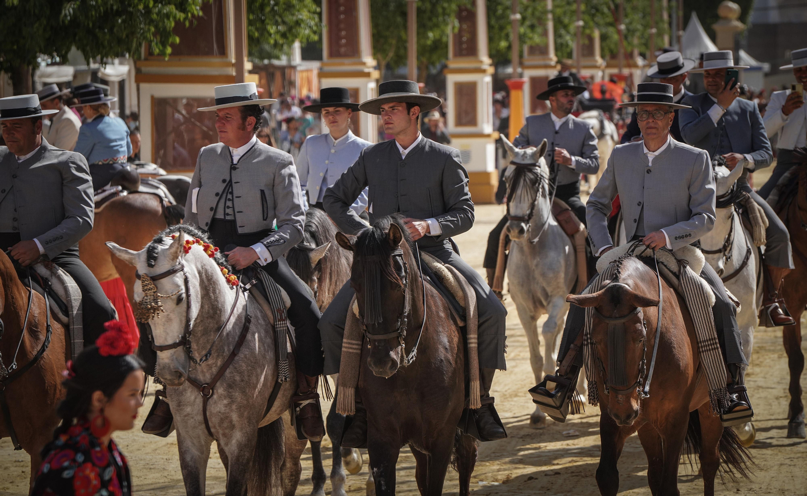 Imágenes del ambiente el domingo en la Feria de Jerez 2024