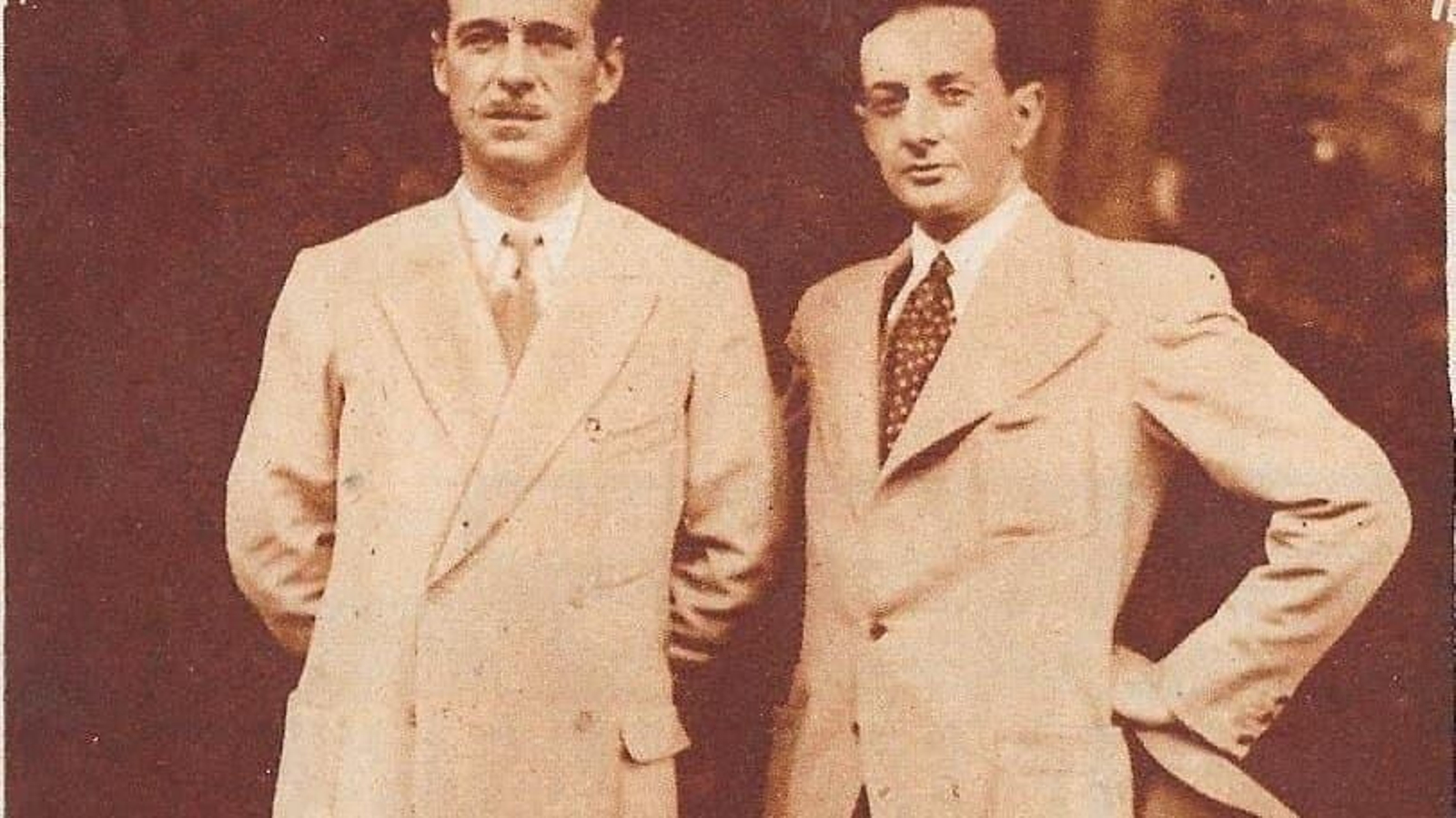 Héctor Licudi, a la derecha