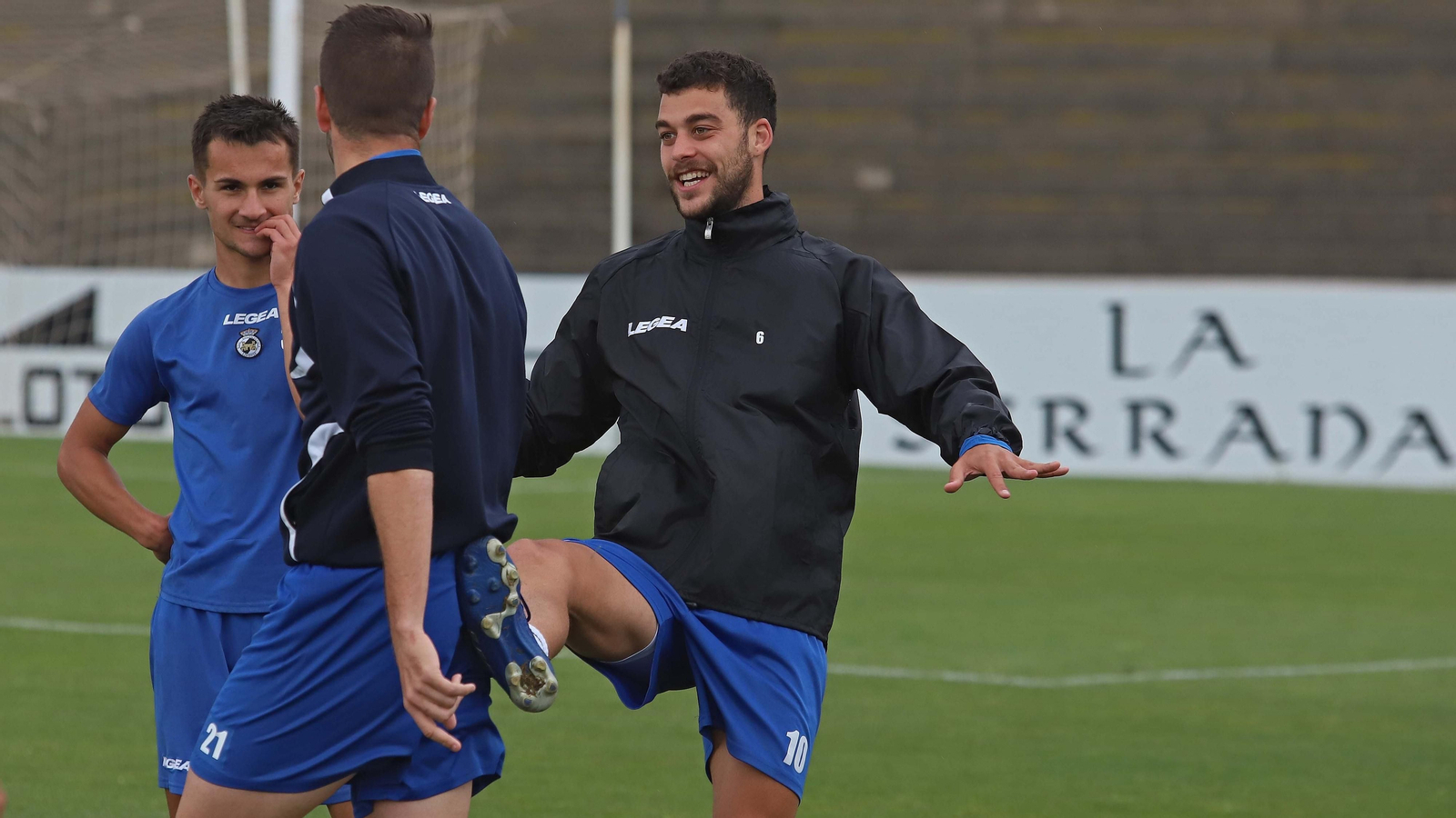 Fotos del entrenamiento a puerta abierta de la Balona