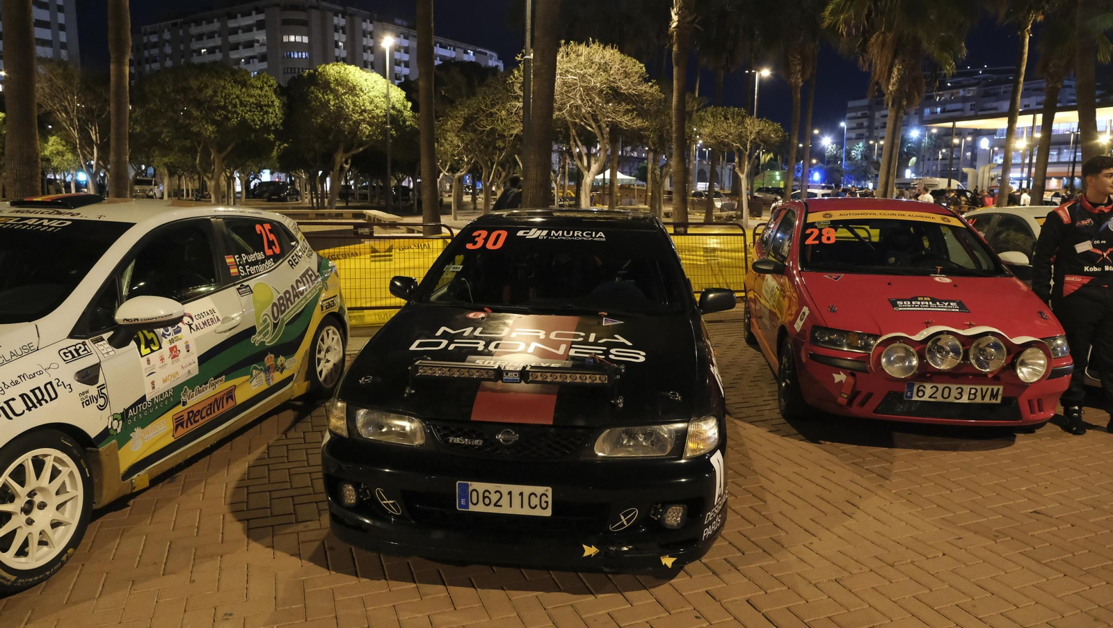 La salida de la 50 edición del Rallye Costa de Almería, en imágenes