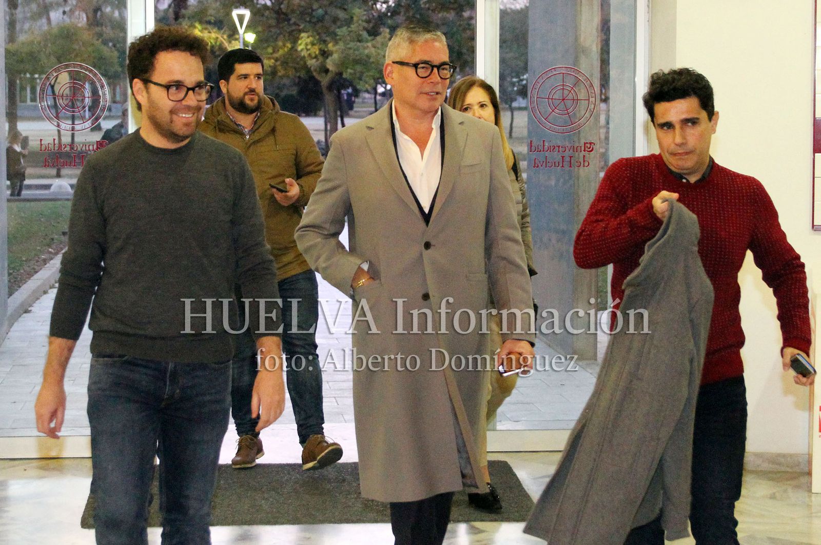 Boris Izaguirre presenta "Tiempo de Tormentas" en la Universidad de Huelva, en imágenes