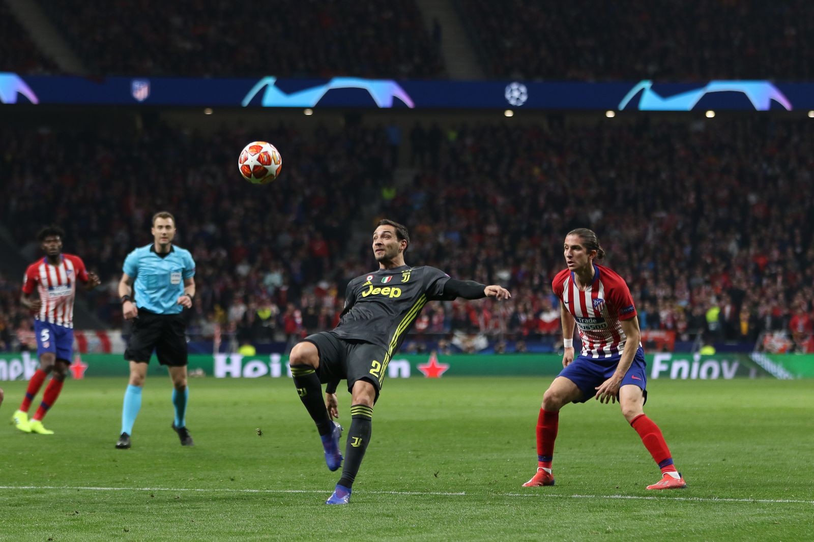 Las imágenes del Atlético de Madrid-Juventus