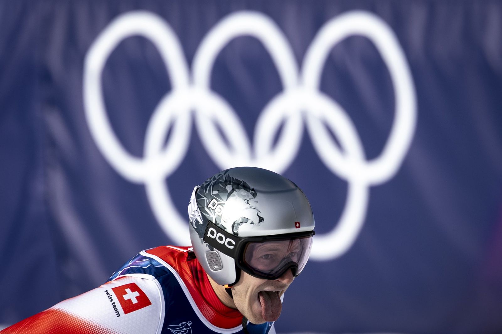 Las espectaculares fotos del descenso masculino en los Juegos Olímpicos de invierno