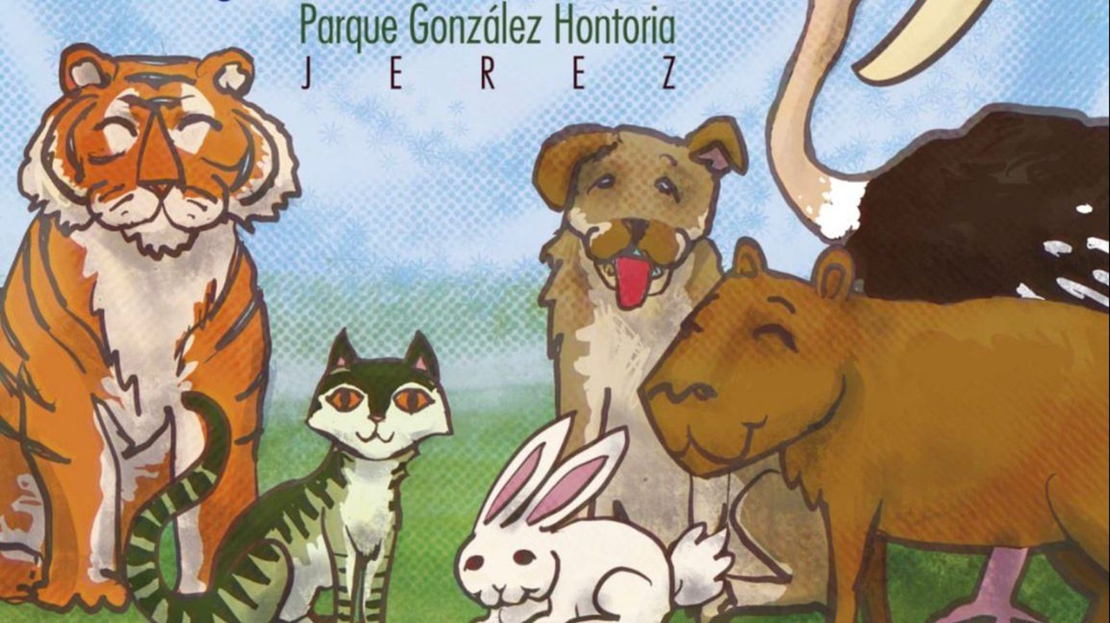 Fragmento del cartel anunciador de San Antón 2026 en Jerez.