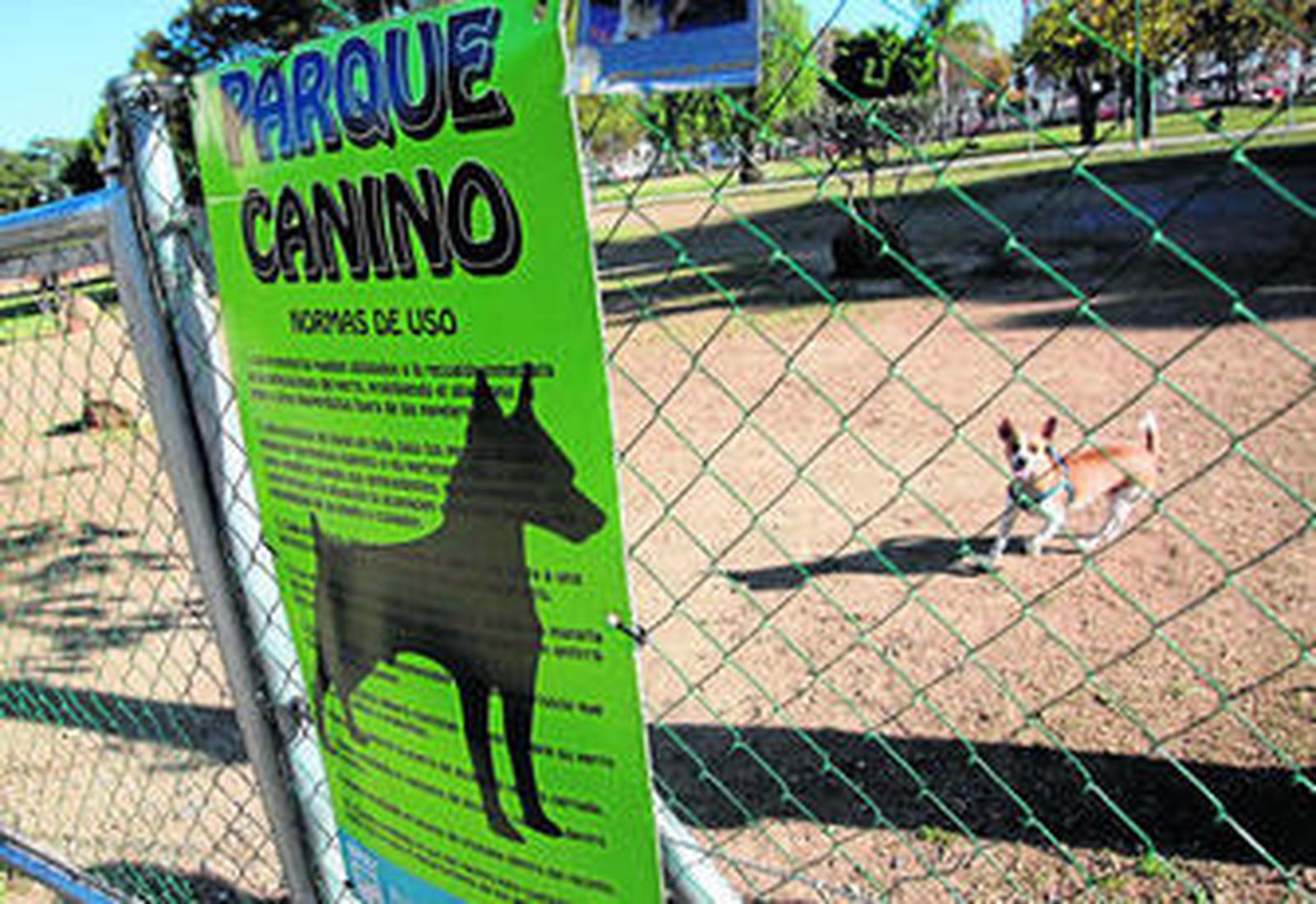 Parque canino ubicado en Málaga capital.