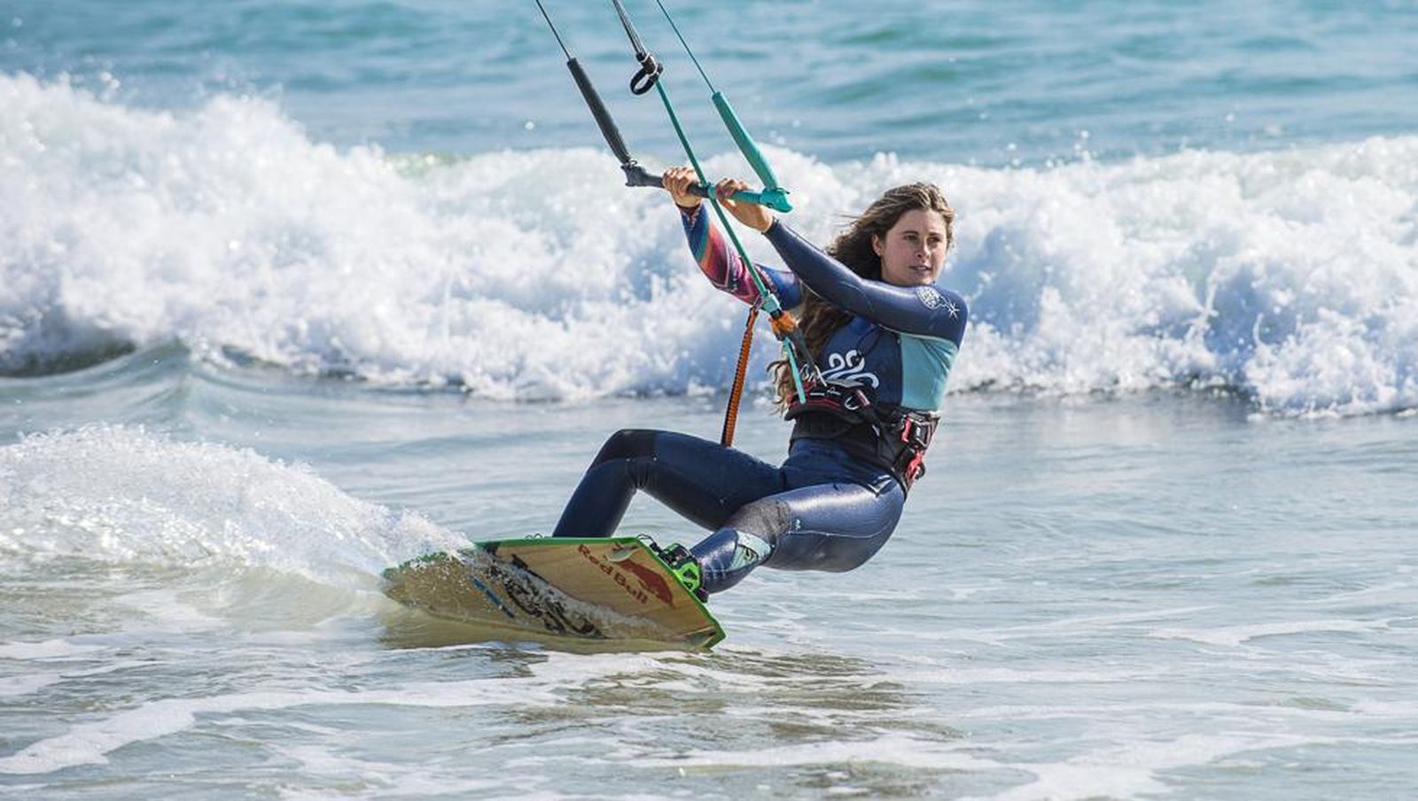 La tarifeña Gisela Pulido, en pleno esfuerzo