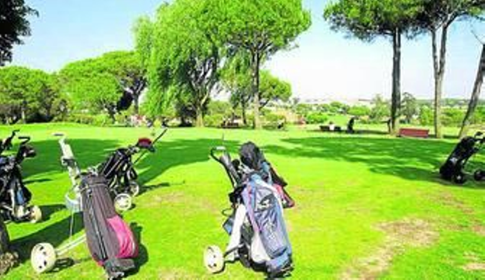 Campo de golf del club aljaraqueño, que atesora una larga tradición e historia.