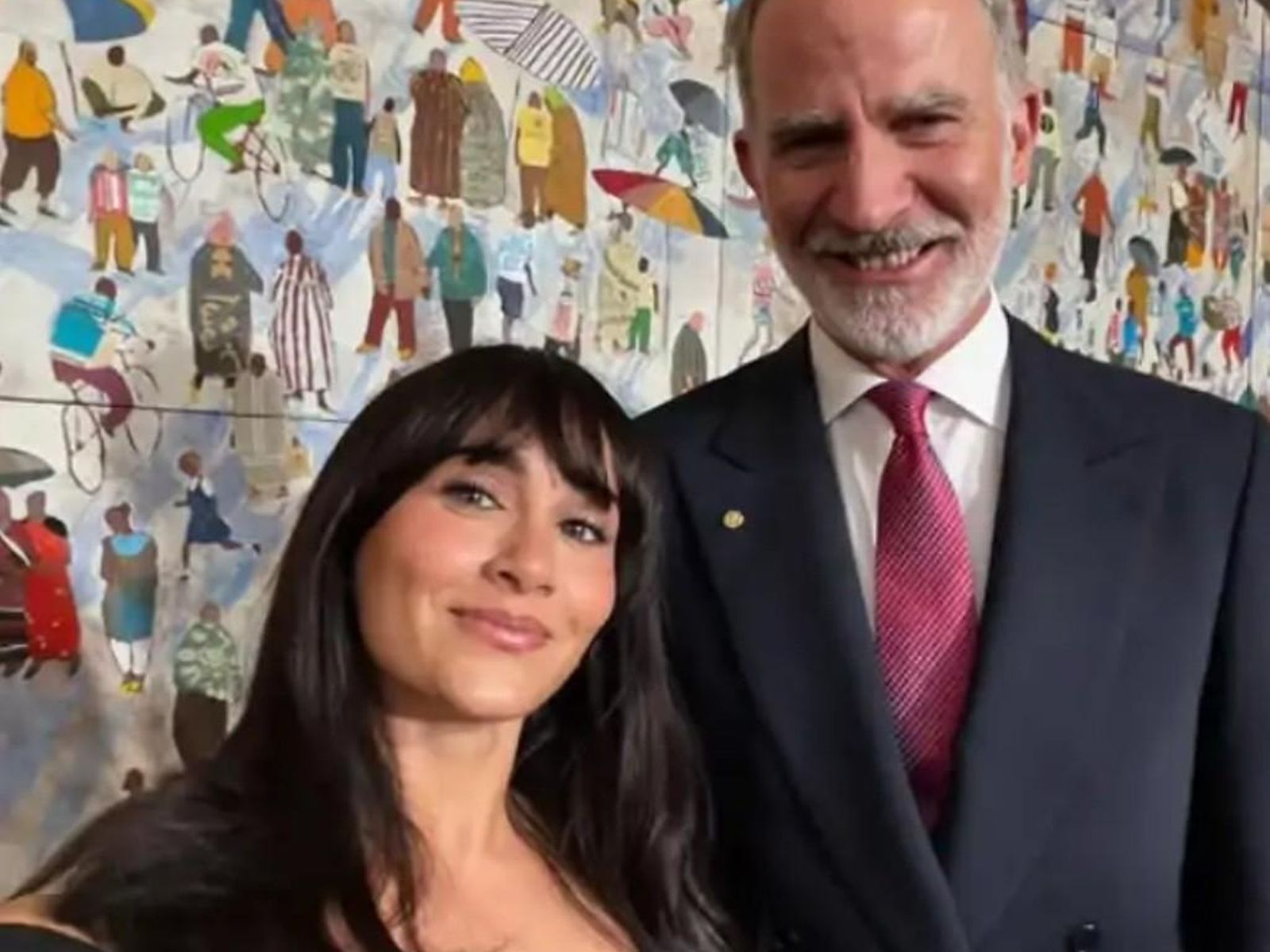 El selfie de Aitana con el Rey