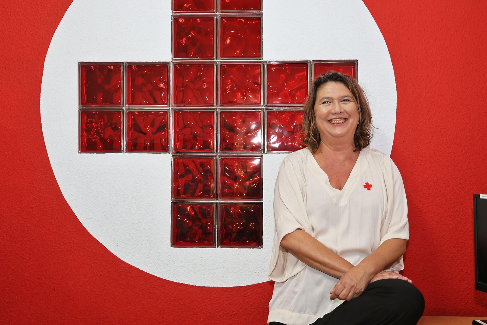 La presidenta de Cruz Roja Huelva, Patricia Mauri.