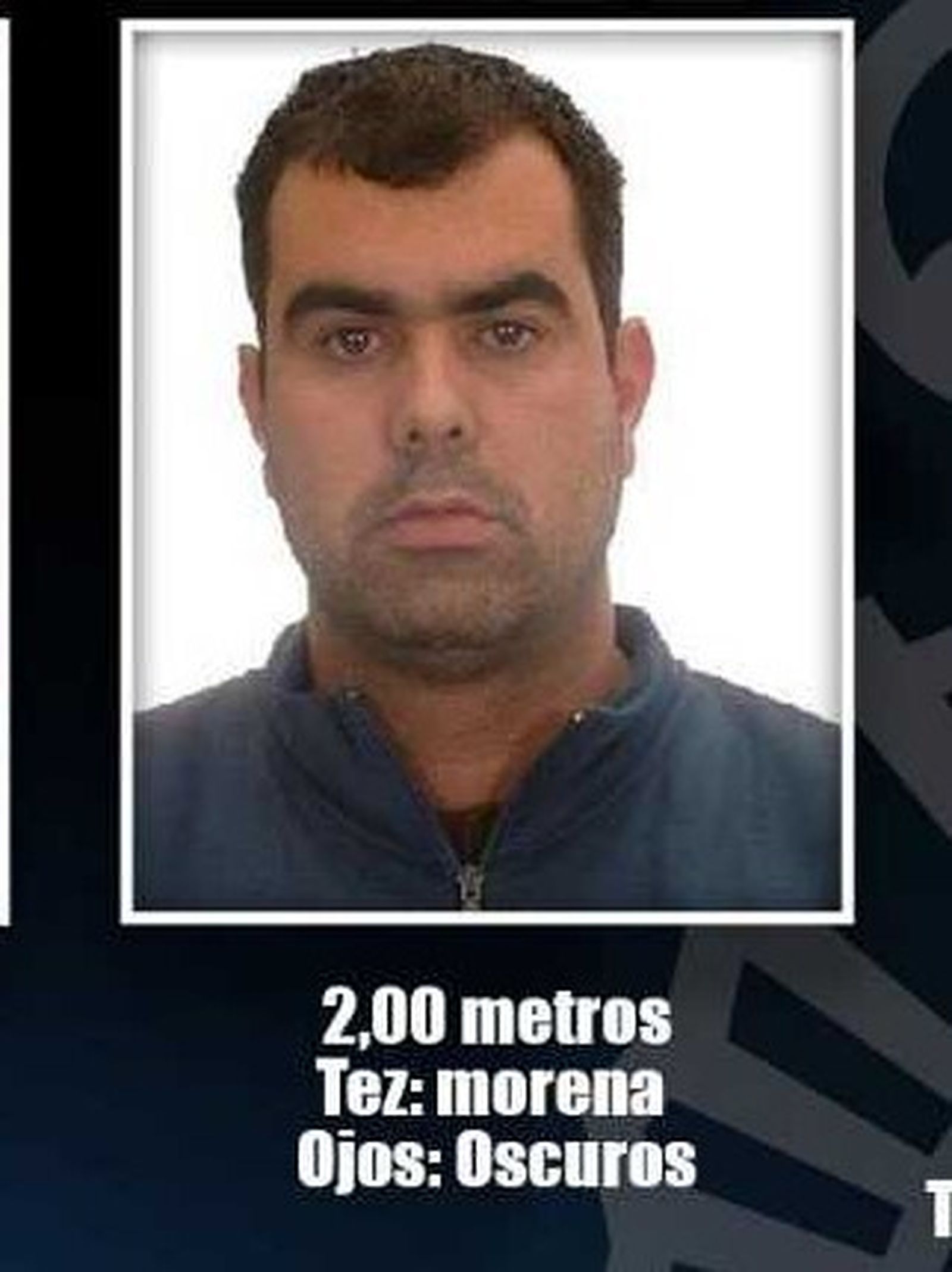 Manuel Bellido Moreno. De 46 años y 2 metros de estatura, la Policía le busca porque fue condenado en sentencia firme a una pena de nueve años de prisión por un delito de expedición y distribución de moneda falsa