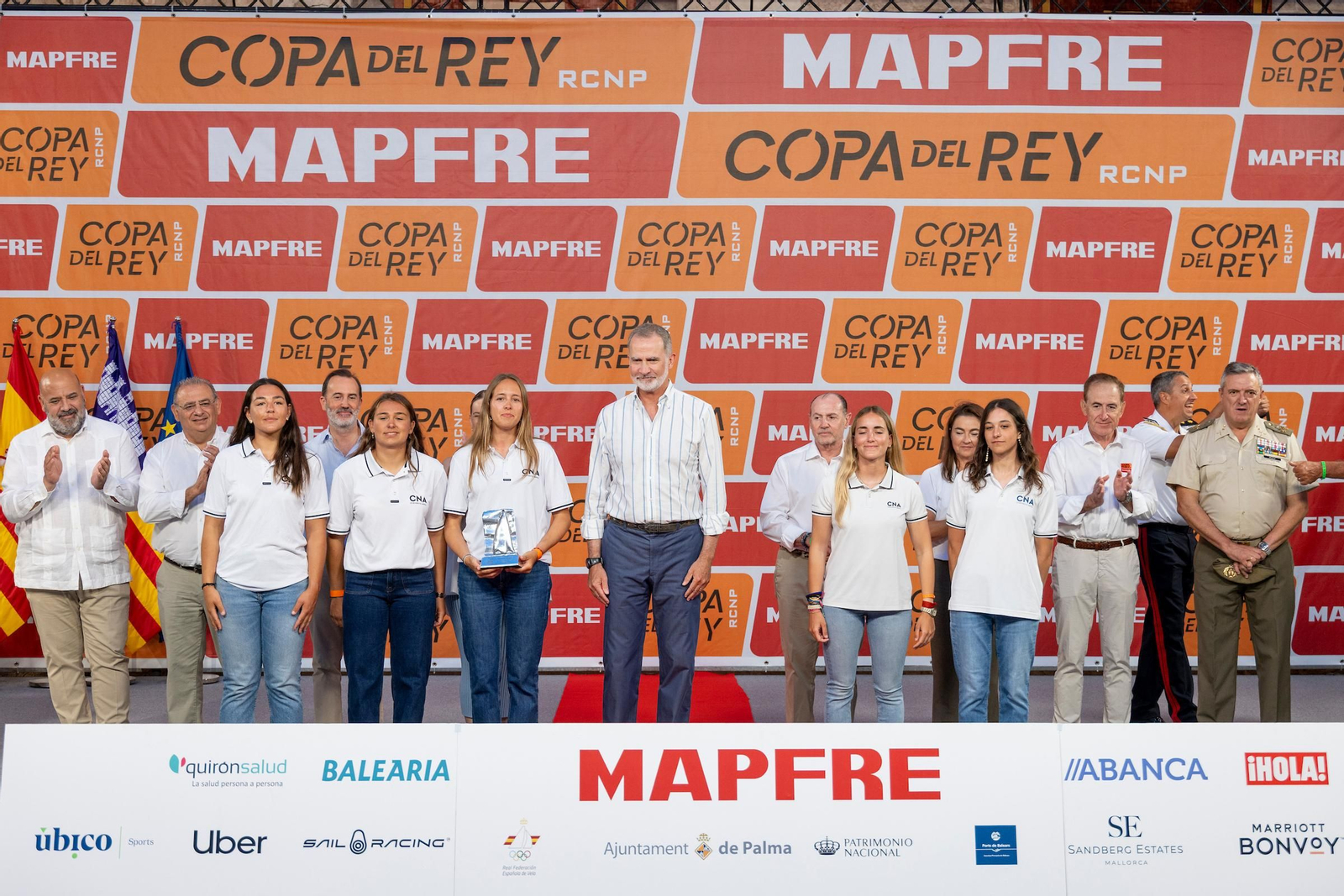 Las fotos de la entrega de premios de la Copa del Rey Mapfre de vela