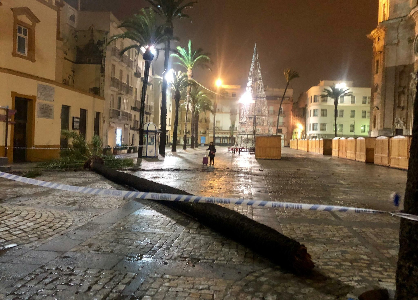 El temporal Elsa en Cádiz y la provincia