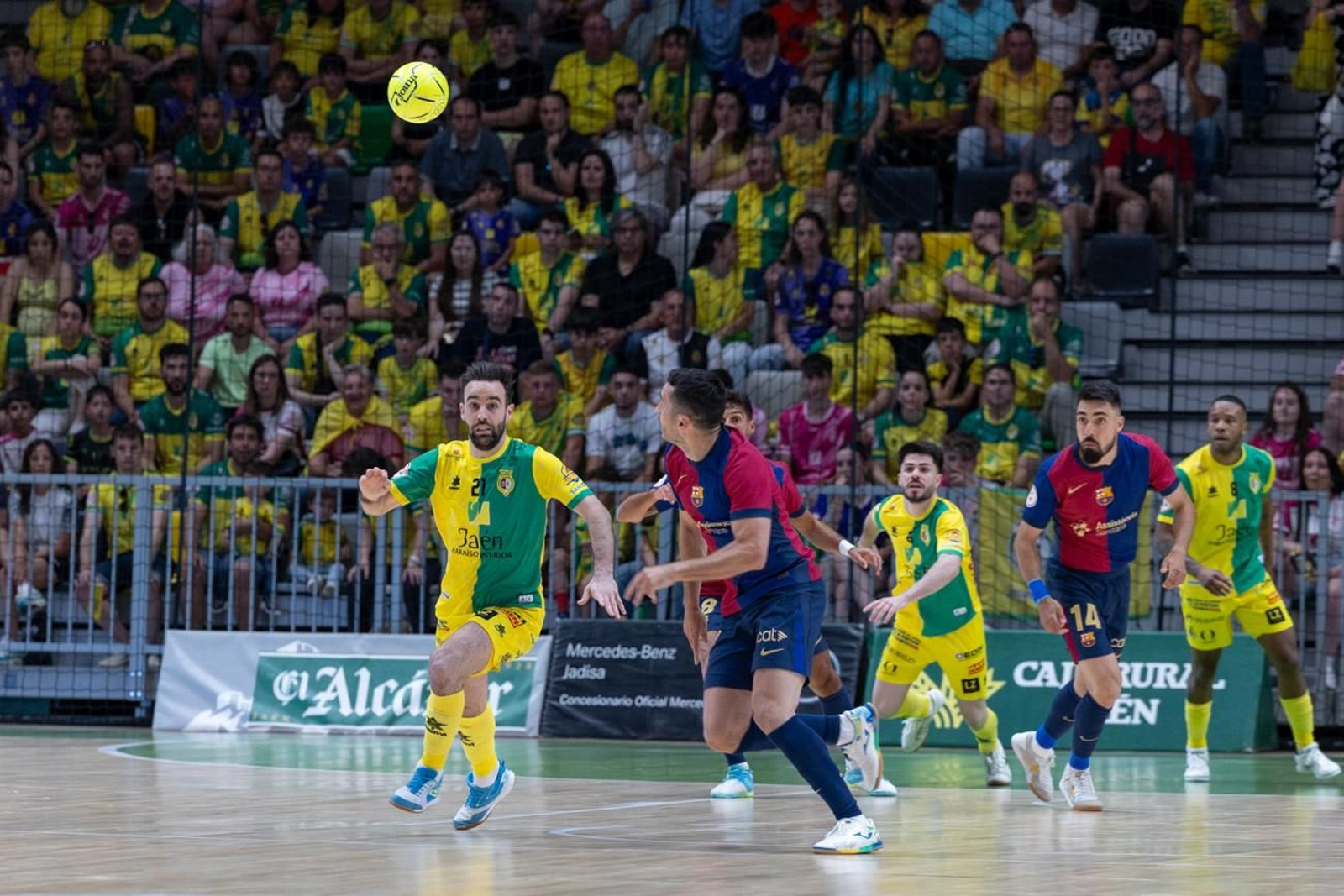 El triunfo del Barça ante el Jaén FS en el Olivo Arena