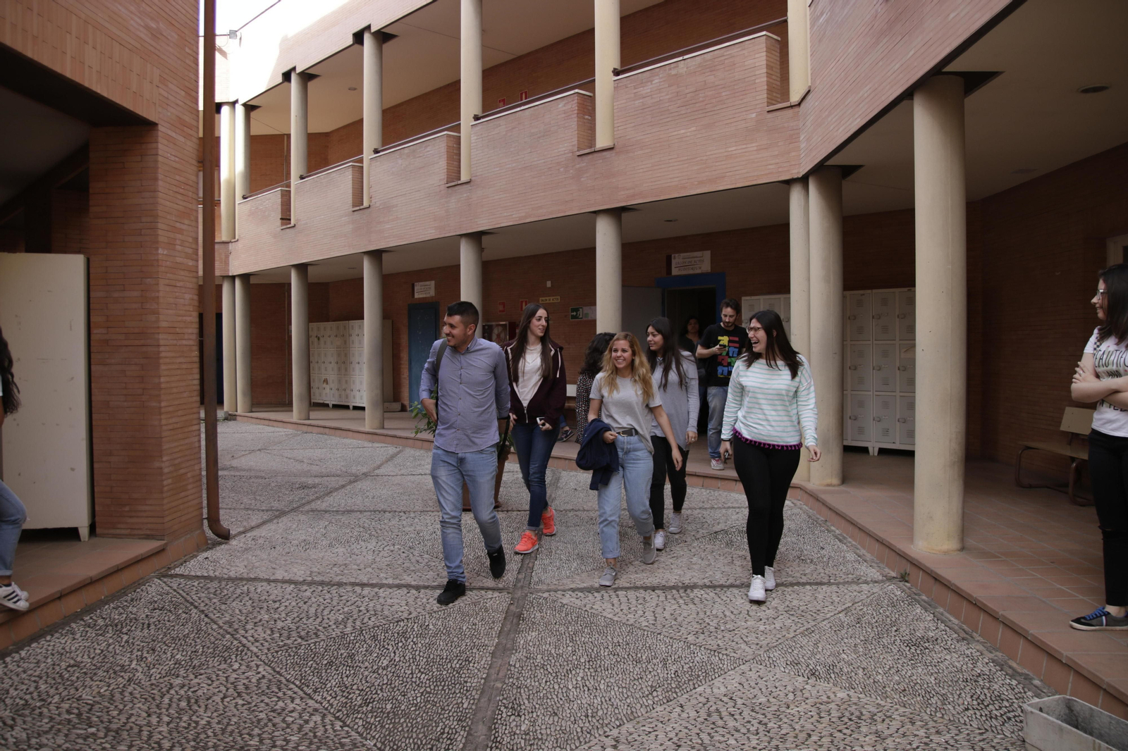 Alumnos de la facultad de Derecho de la Universidad de Córdoba.