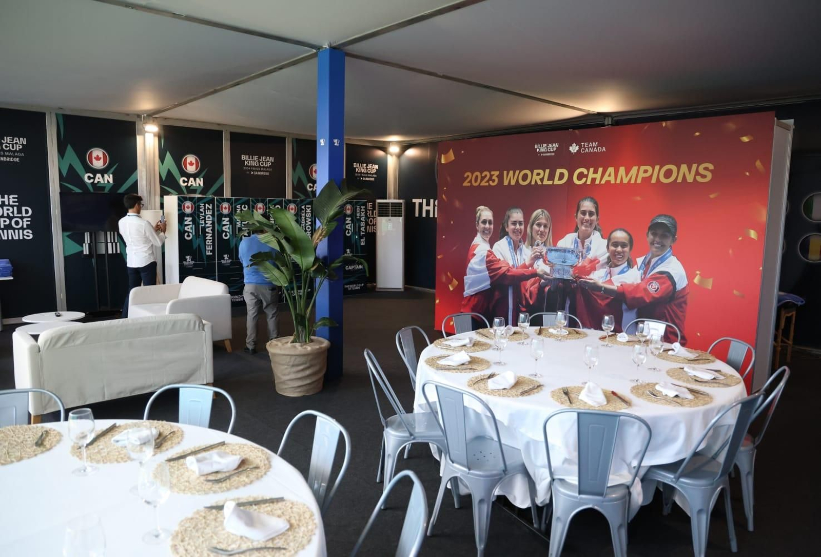 Así es la espectacular ciudad del tenis construida para la Copa Davis y la Billie Jean King Cup