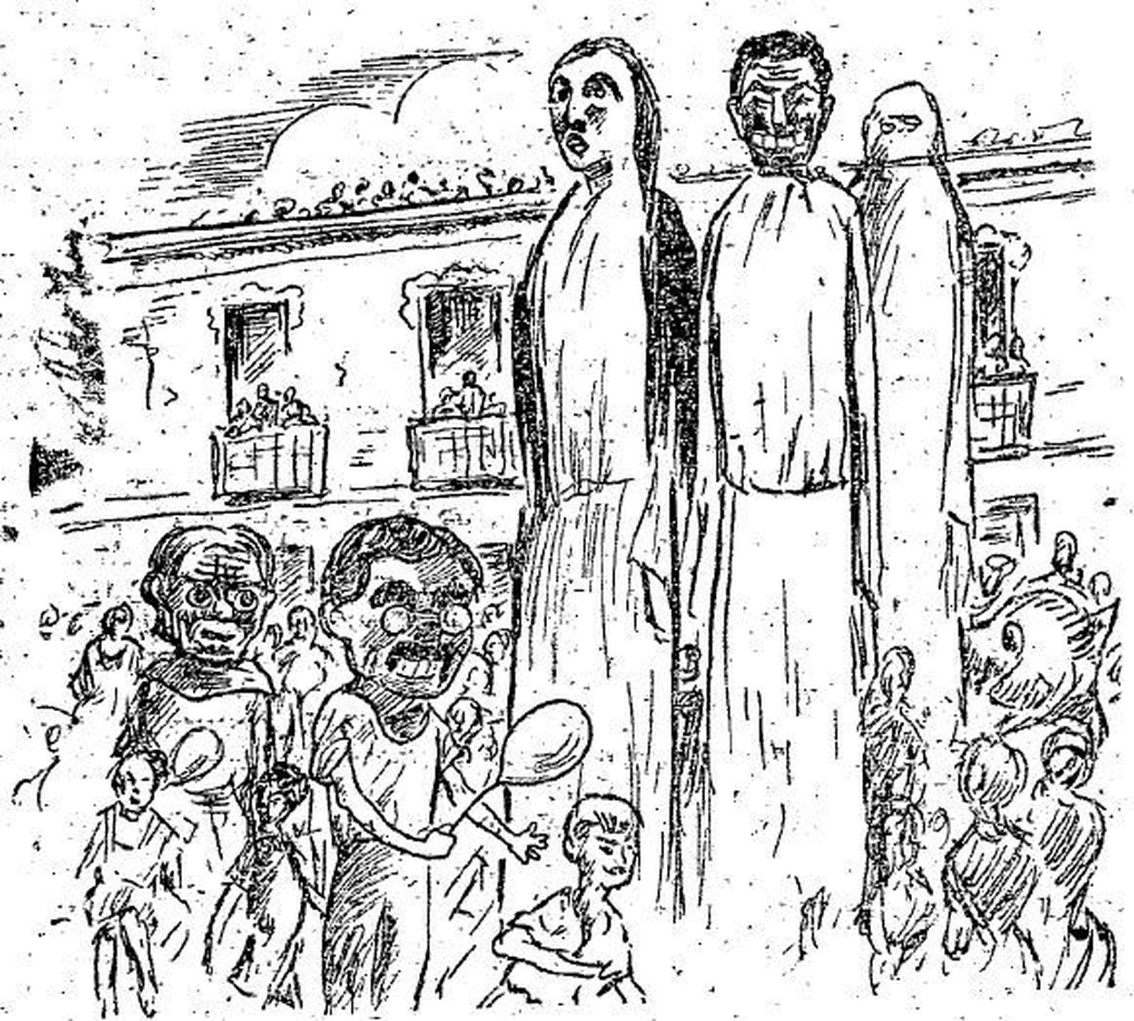 Tradición de Gigantes y Cabezudos.