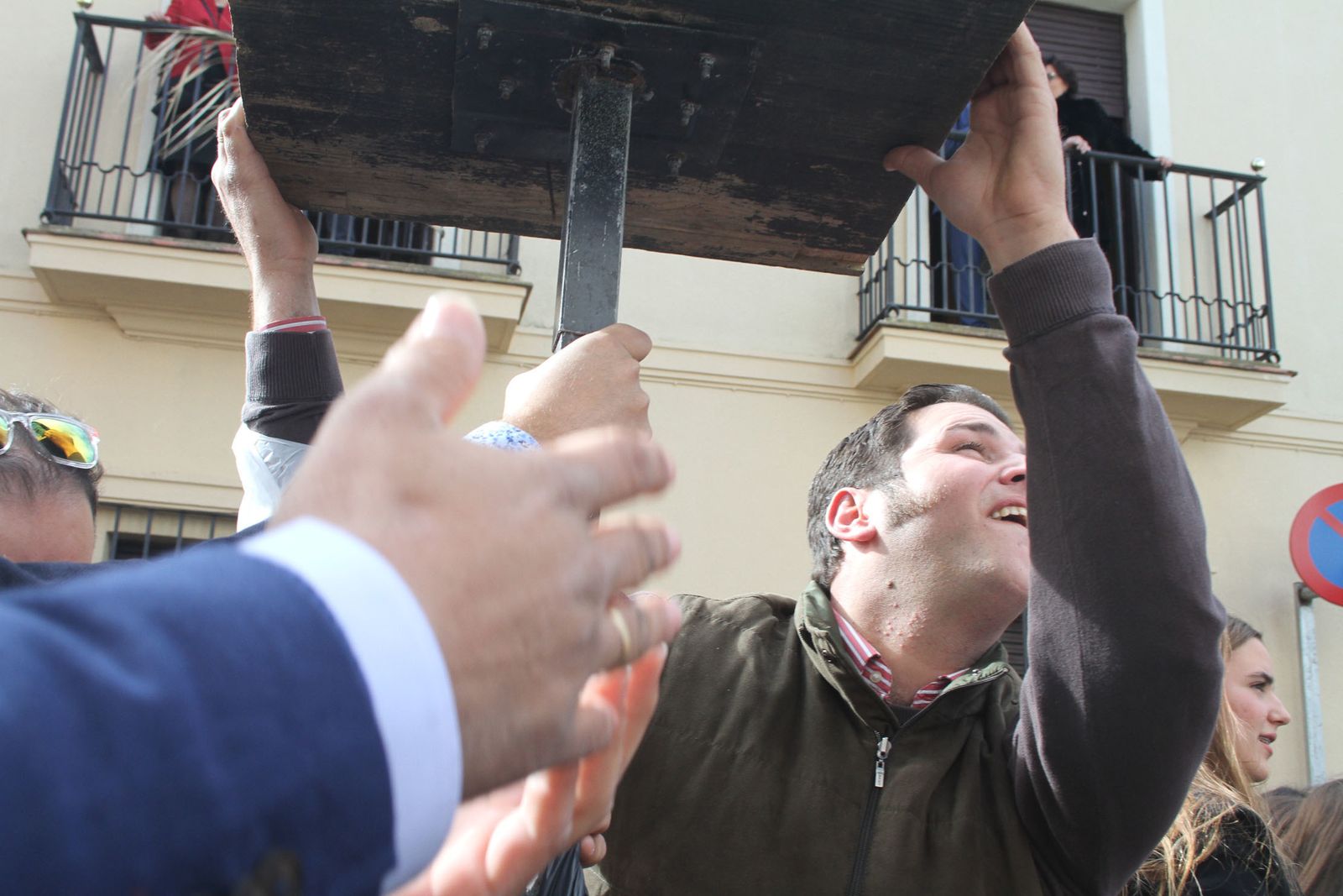 Imágenes de las tiradas en honor a San Antonio Abad en Trigueros