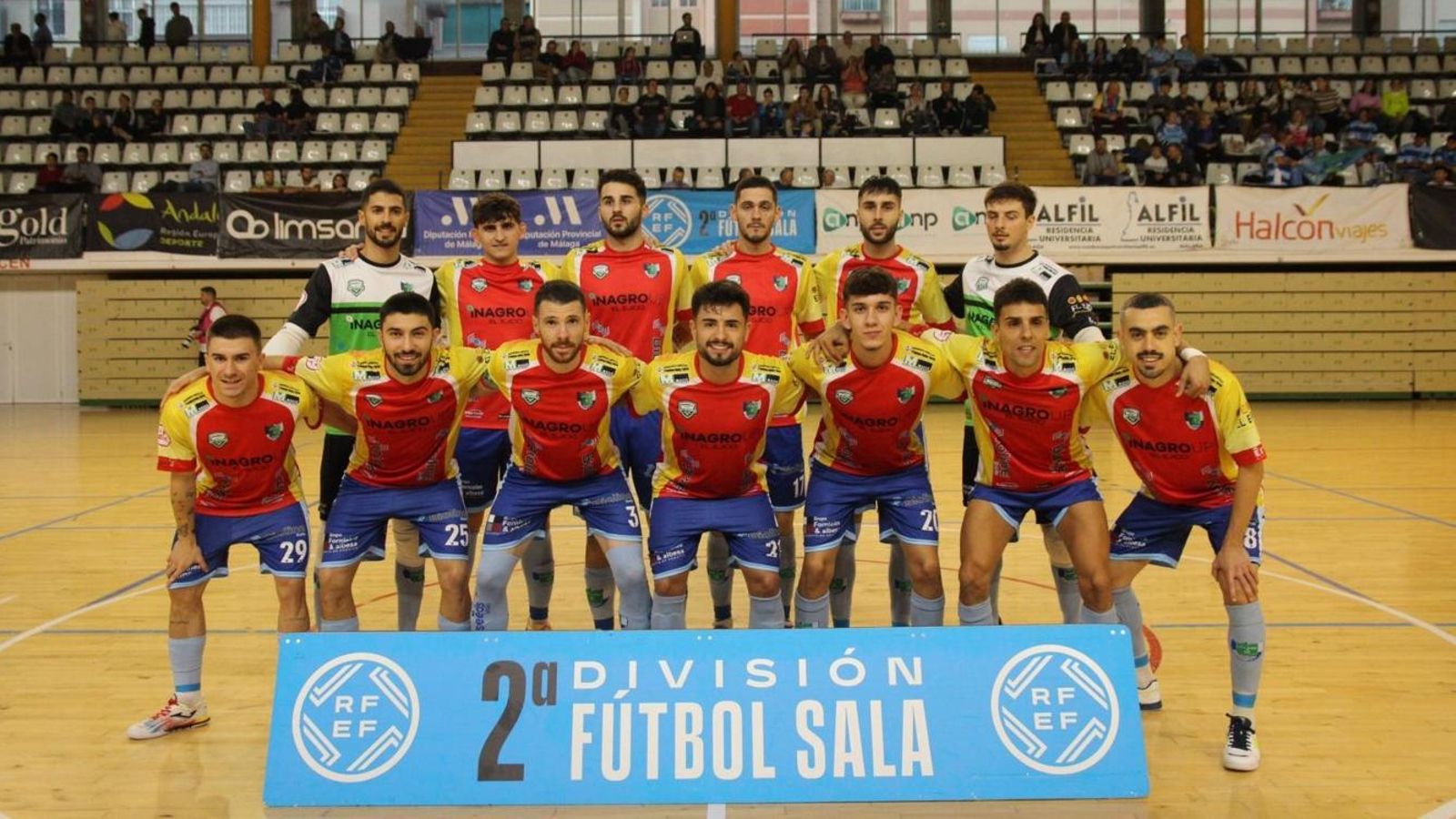 Once inicial de El Ejido Futsal en el duelo liguero.