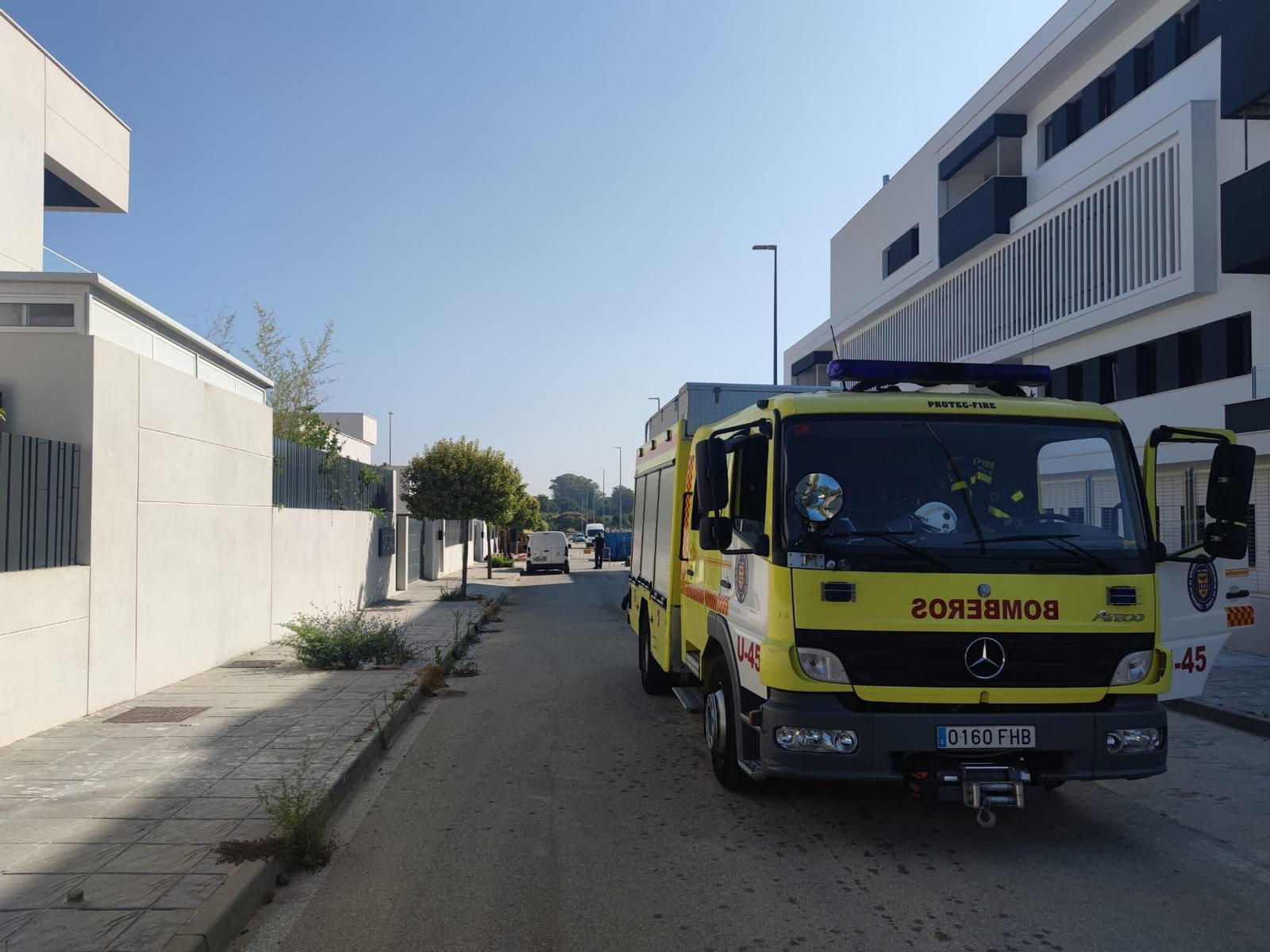 Bomberos de Jerez, en una intervención anterior.