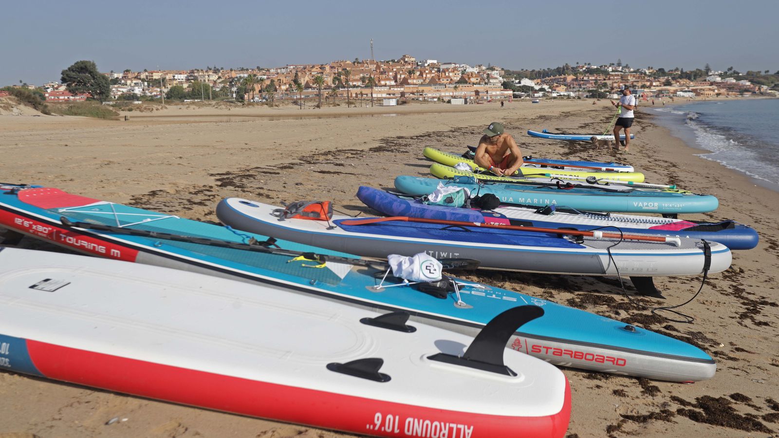 Fotos de la II concentración de paddel surf en la playa de Getares