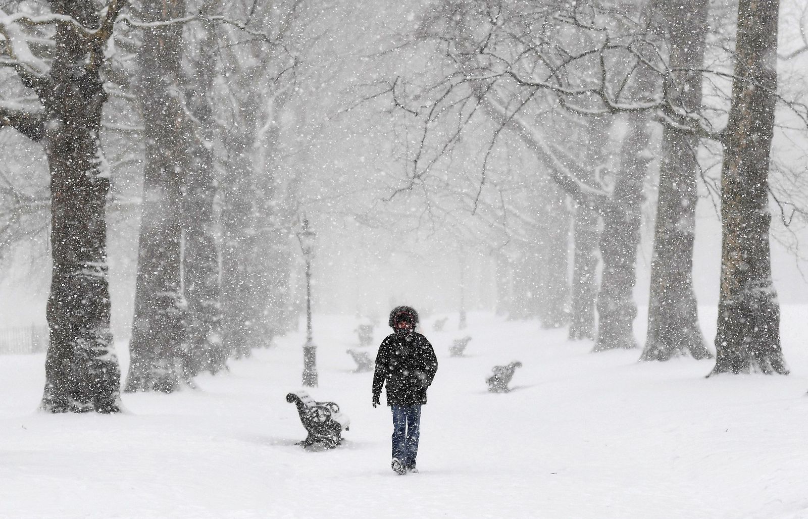 Temporal de frío y nieve en el norte del país.