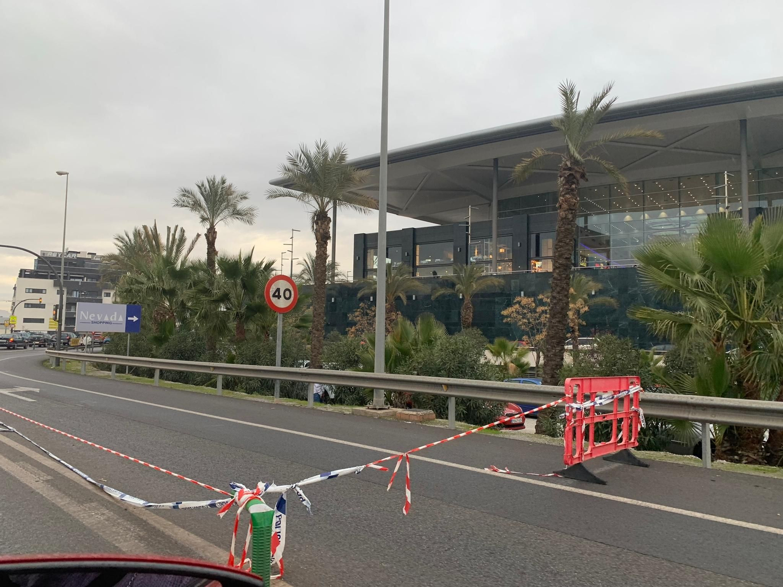 Accesos cortados al Nevada esta tarde