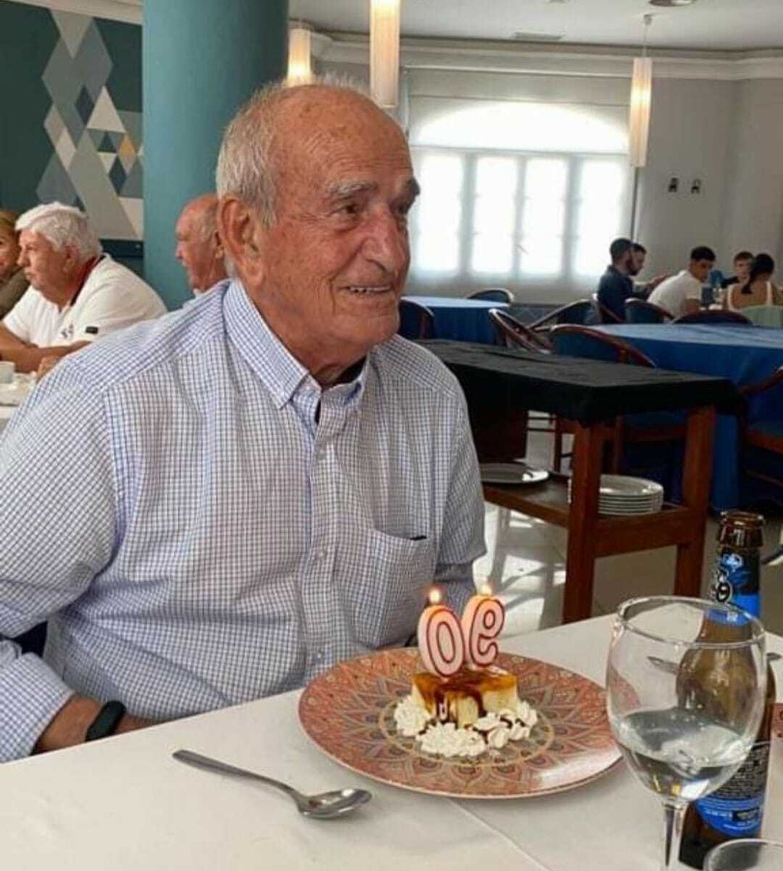 Toribio Hernández, en su 90 cumpleaños