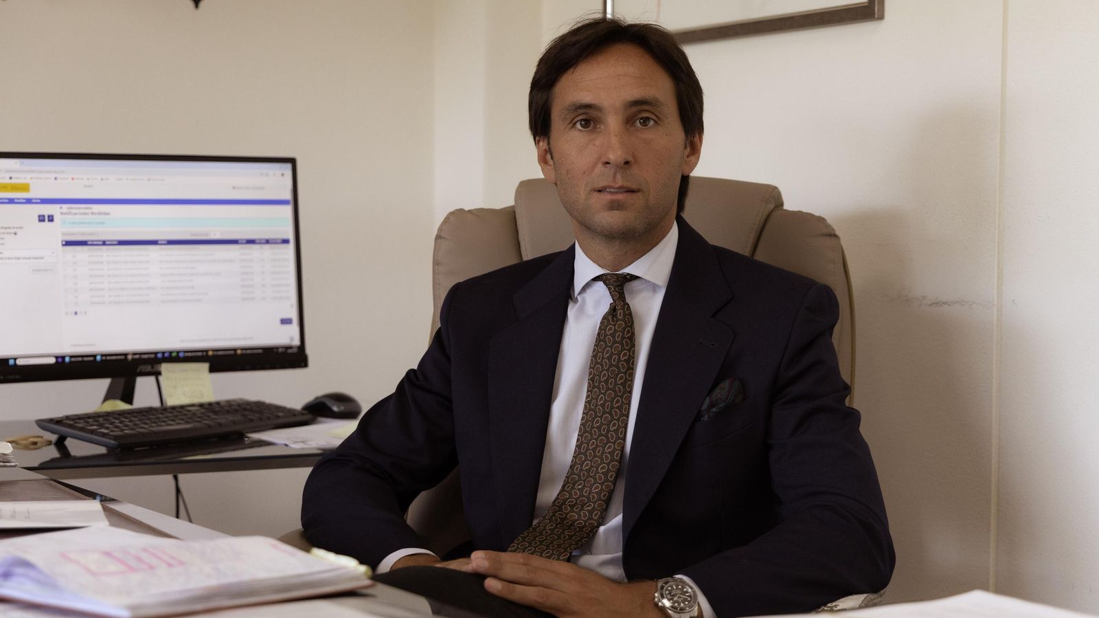 El abogado Carlos Jiménez Bidón, del bufete Jiménez Bidón.