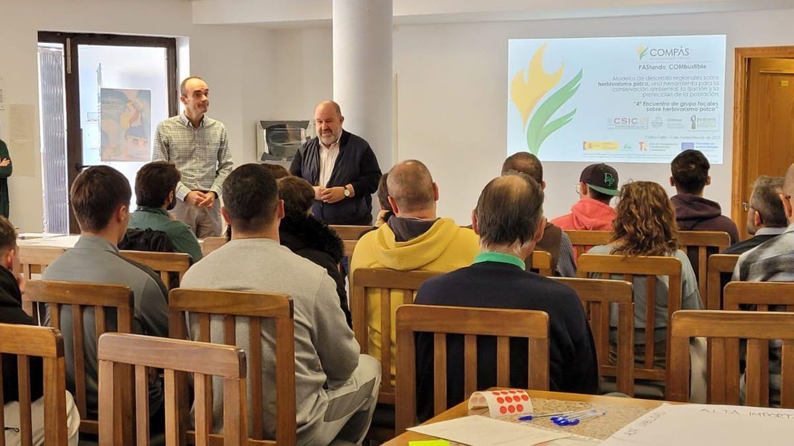 Momento de la reunión.