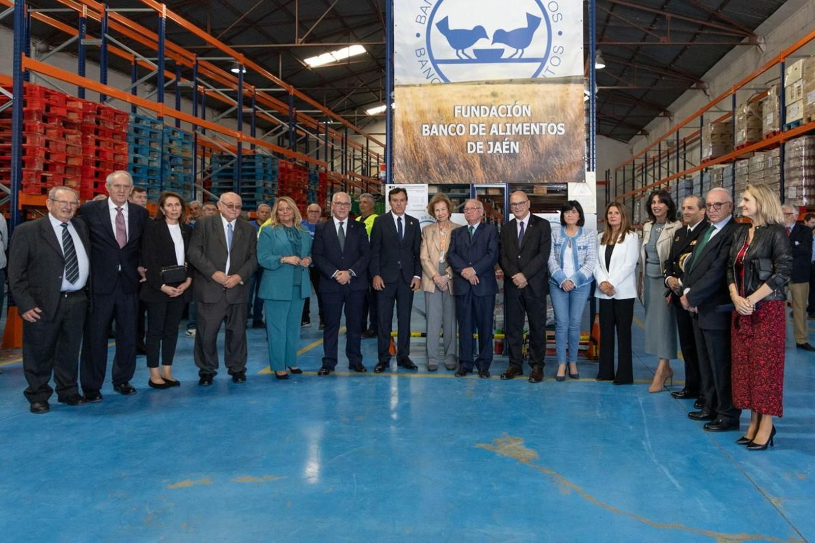 Visita de la Reina Sofía a las instalaciones del Banco de España, en imágenes