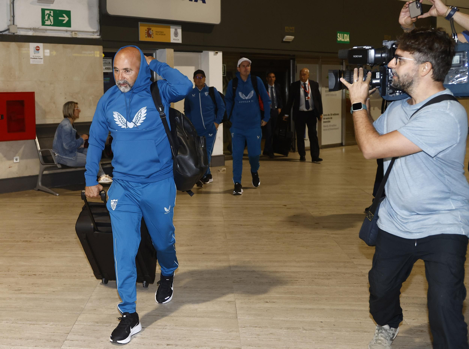 Las imágenes del viaje del Sevilla a Dortmund