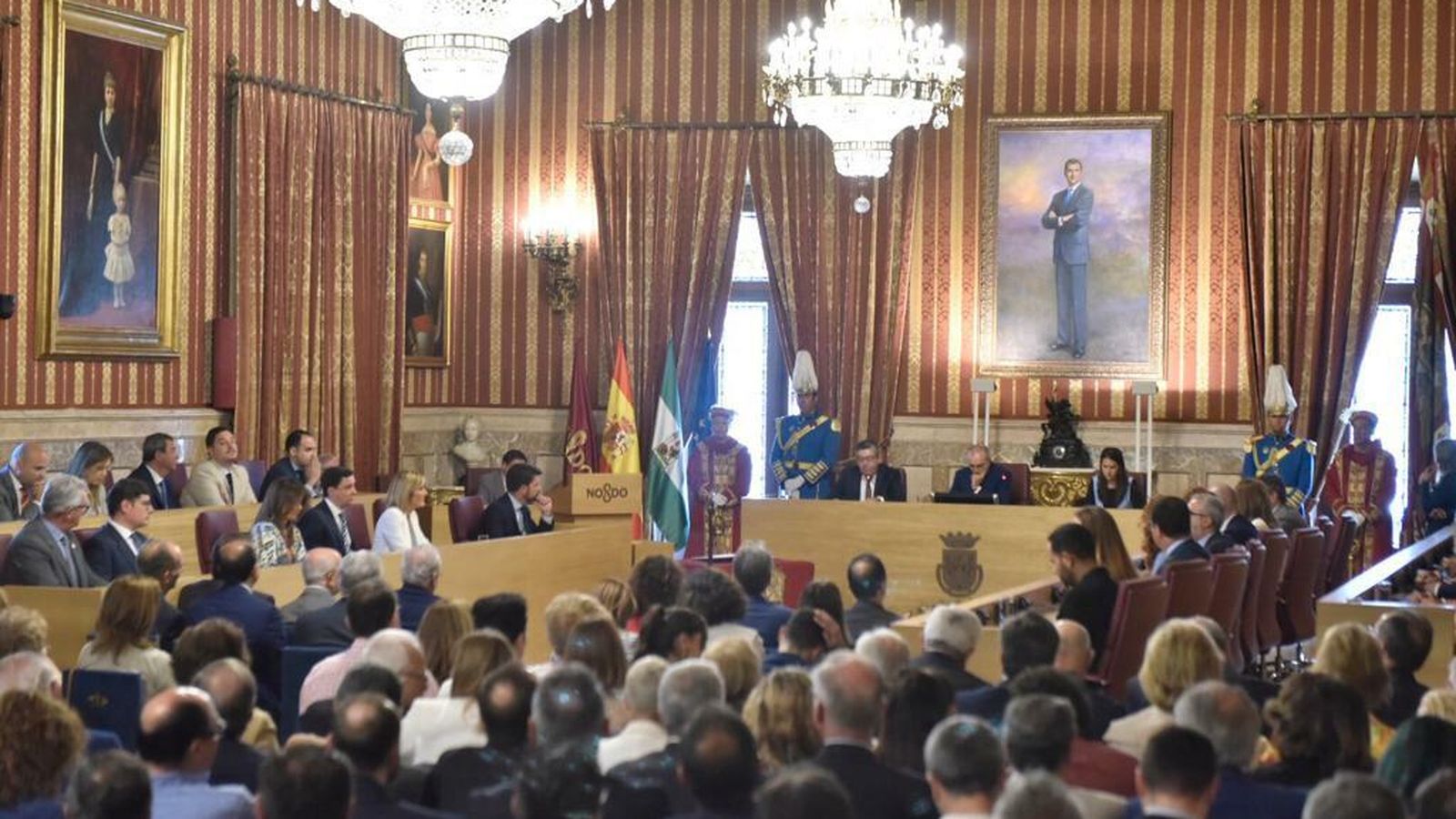 Aspecto del Salón Colón.