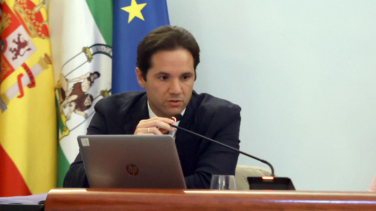 José María Almenara, durante el pleno celebrado el pasado lunes.