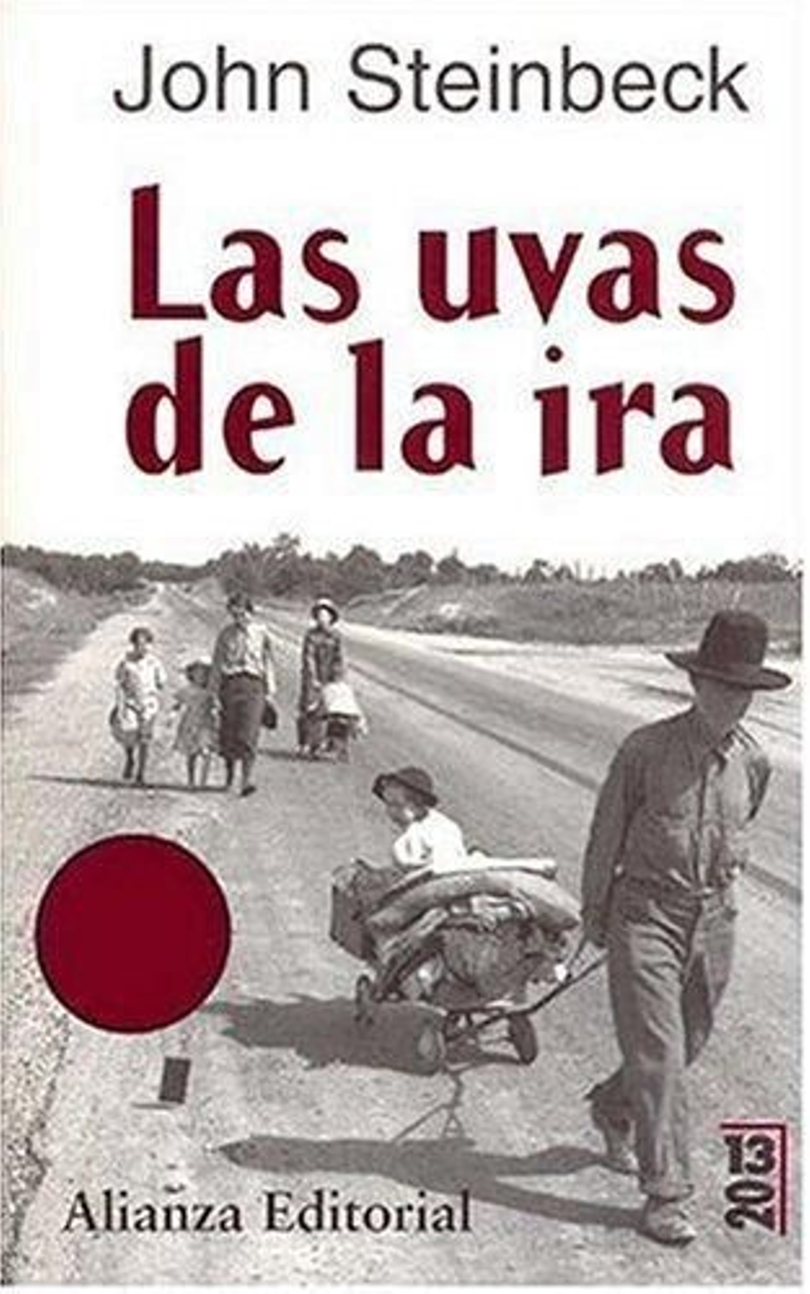 Portada de 'Las uvas de la ira' de John Steinbeck