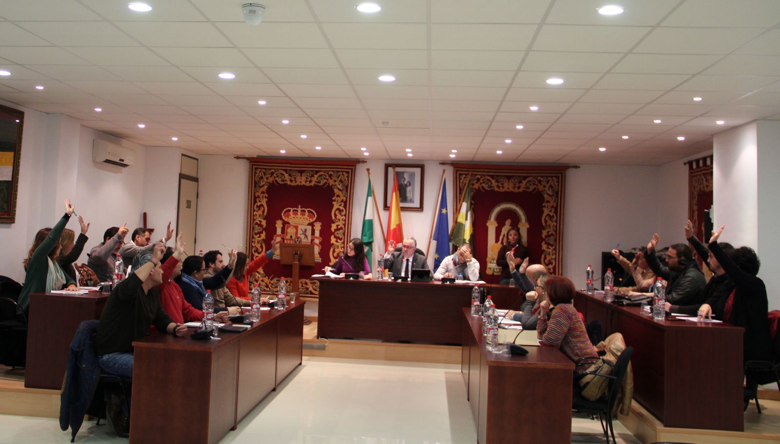 Un momento del Pleno de Bormujos.