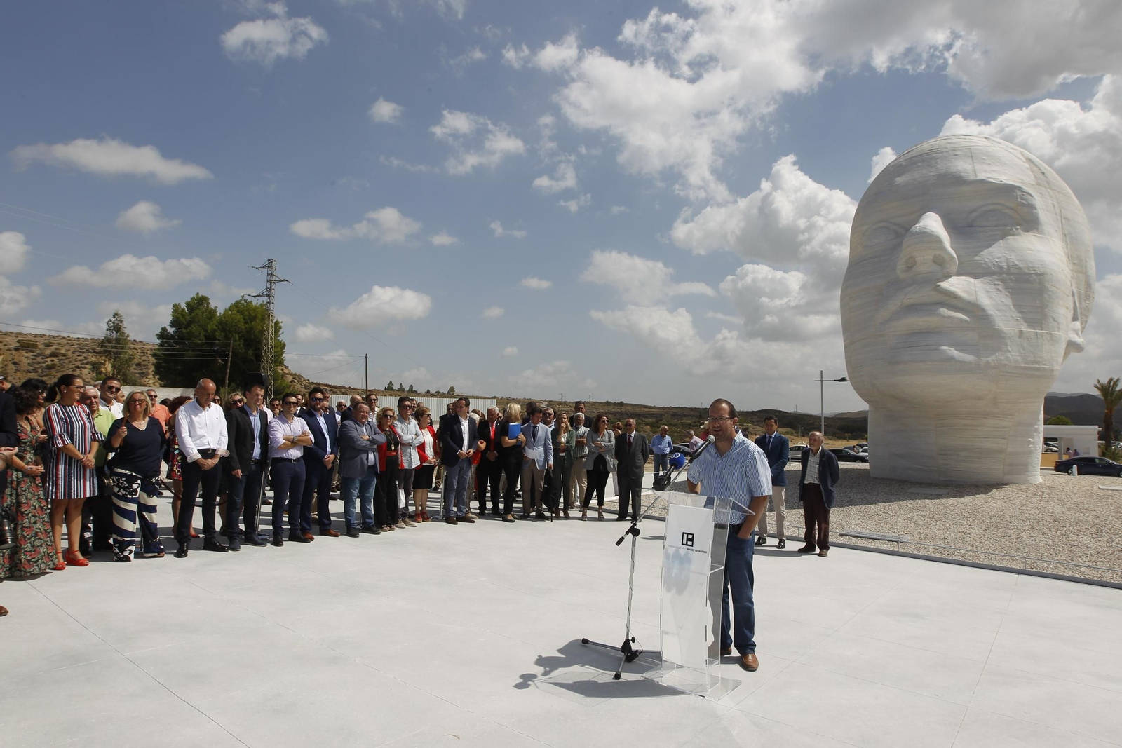 Inauguración escultura 'La Mujer del Almanzora'. Olula del Río