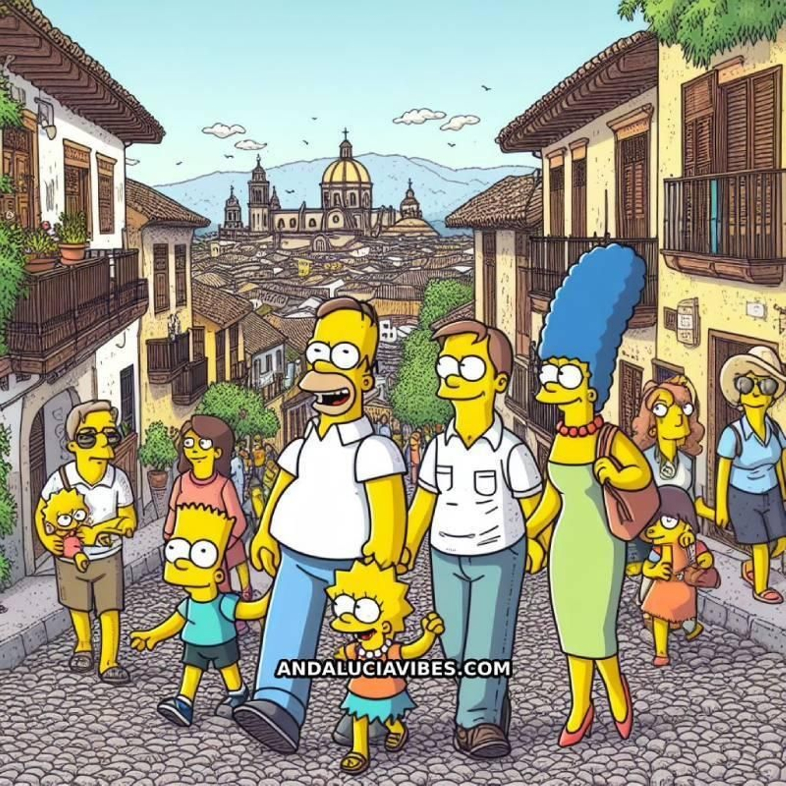 Los Simpson visitan Granada