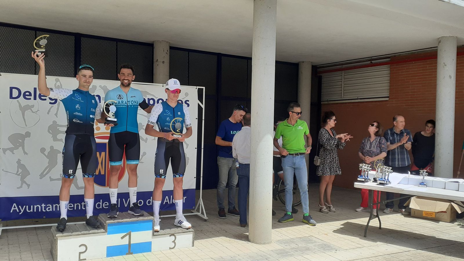 López Mayo, en lo más alto del podio.