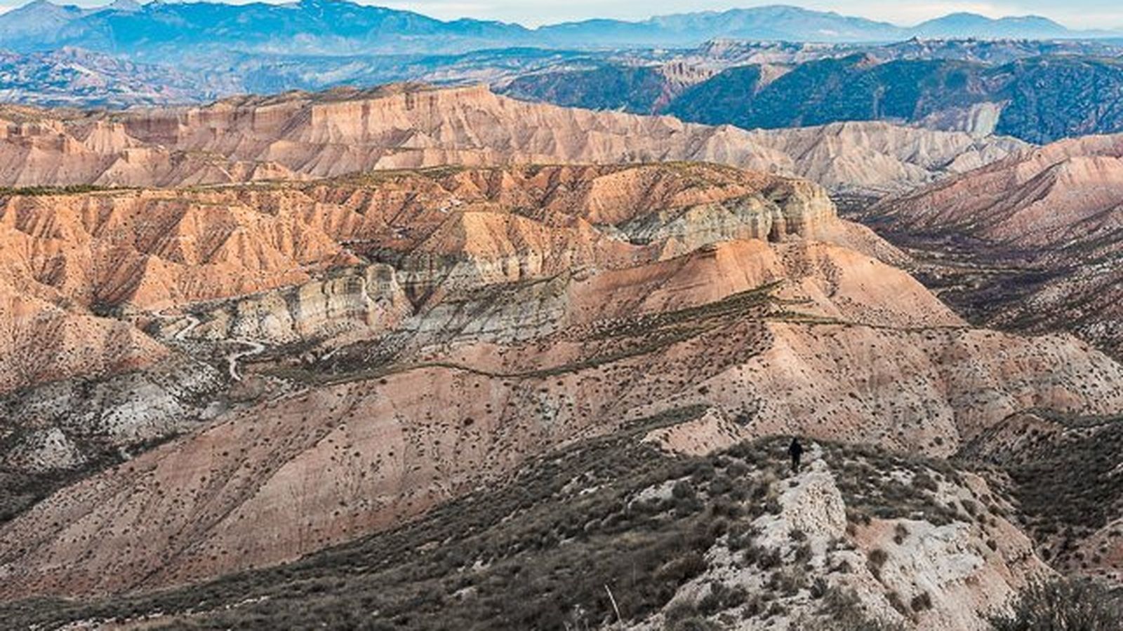 Las arcillosas formas del terreno marcan la diferencia