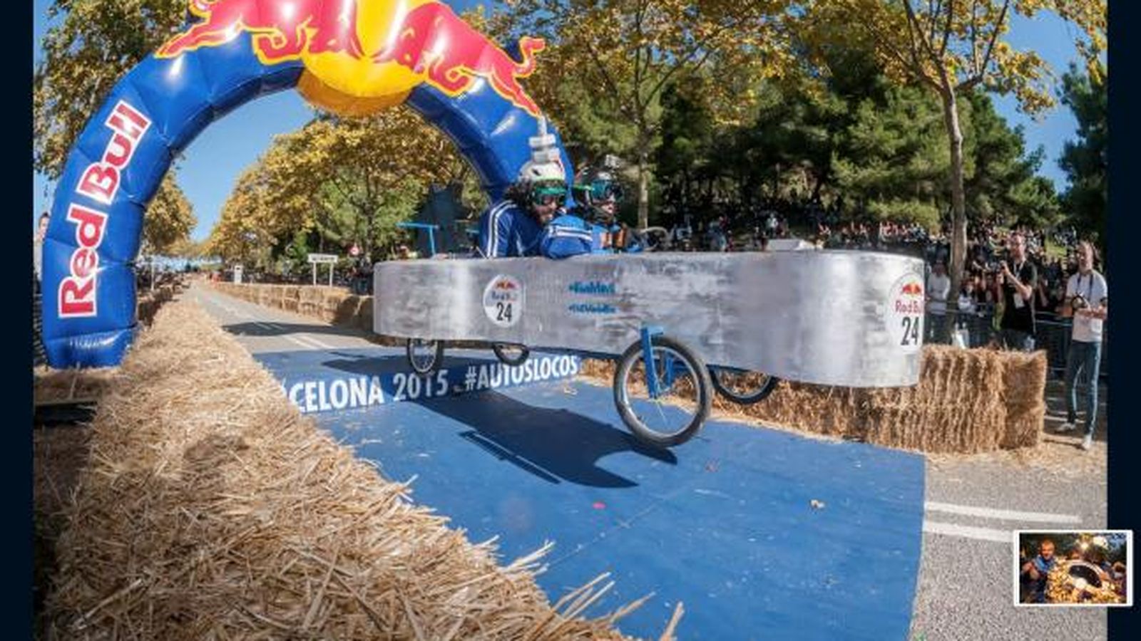 Un vehículo de la Red Bull Autos Locos