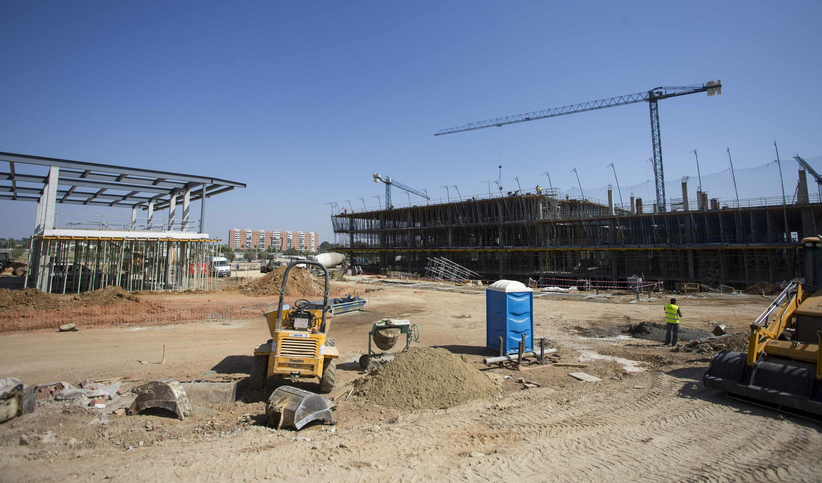 Suelos de Entrenúcleos donde se construye la Universidad Loyola.