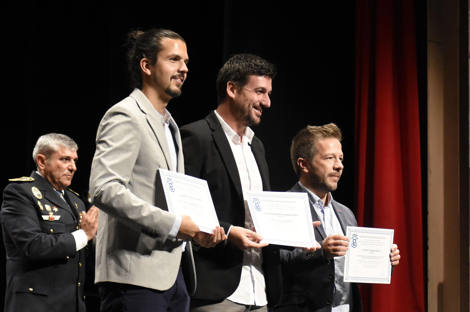 Imágenes del acto del Día de la Policía Local de Huelva