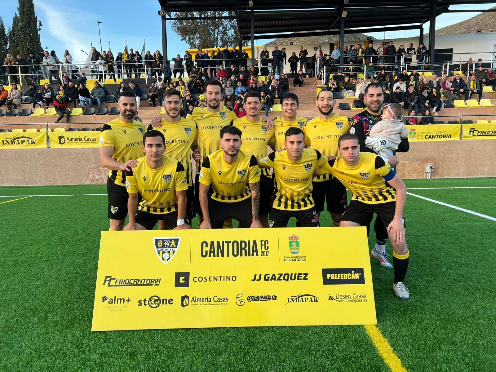 Once presentado por el Cantoria en su encuentro frente al Rincón de este pasado fin de semana.