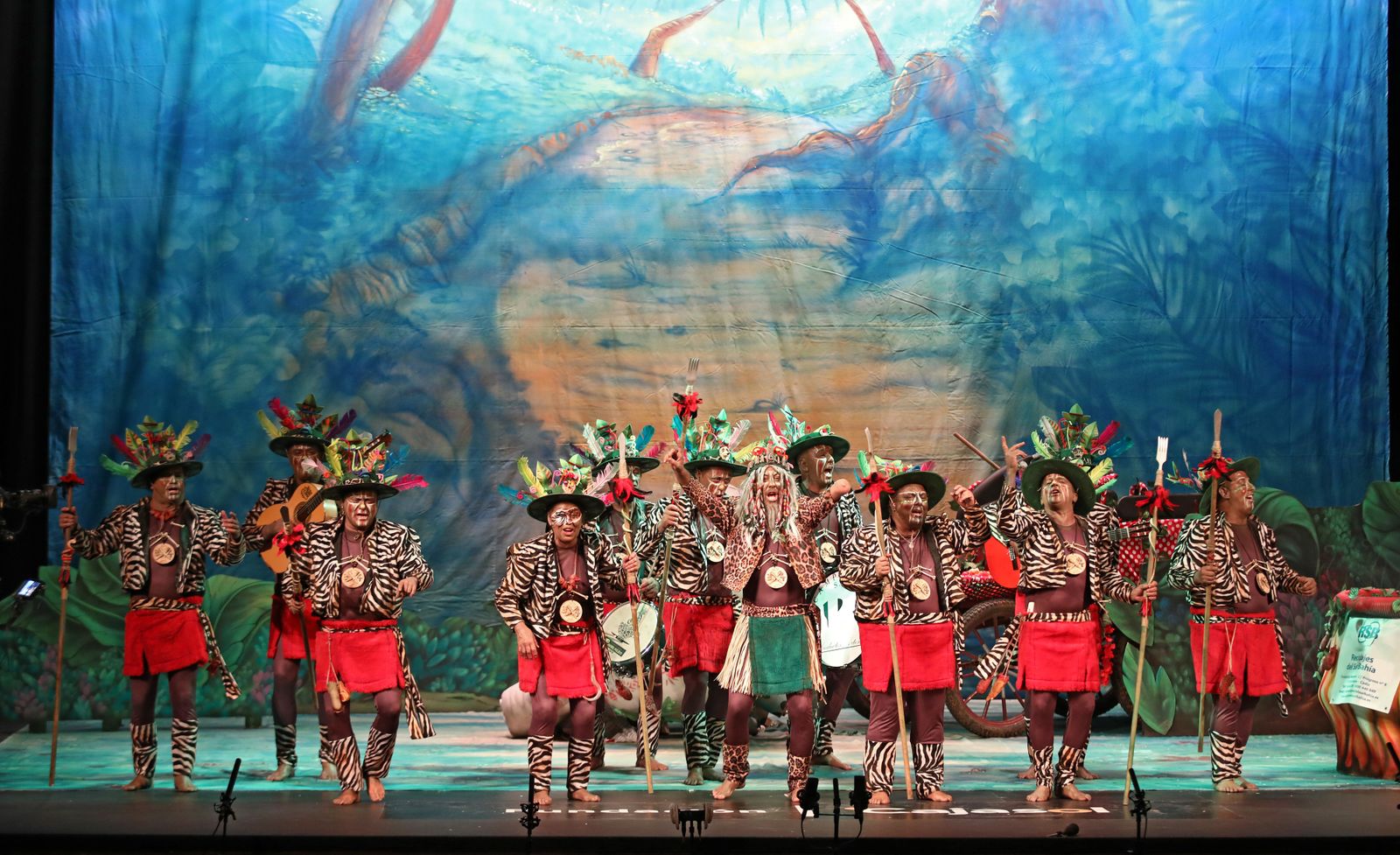 Chirigota 'Entre sábanas, selvas y ríos, este año vamos al Rocío'